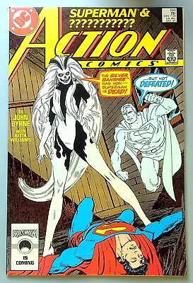 Buy Action Comics #595 ~ DC 1987 ~ 1st App SILVER BANSHEE John Byrne NM • 11.87£