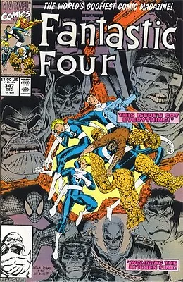 Buy FANTASTIC FOUR 347 NM SPIDERMAN GHOST RIDER WOLVERINE 1st APPEARANCE NEW TEAM • 6.32£