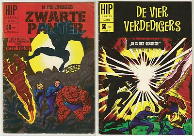 Buy FANTASTIC FOUR #52 53 *DUTCH EDITION* 1st App Black Panther! MARVEL COMICS 1967 • 280.30£