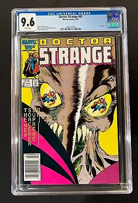 Buy Doctor Strange #81 CGC 9.6 (1987) - RARE Newsstand Edition - 1st App Rintrah • 79.94£