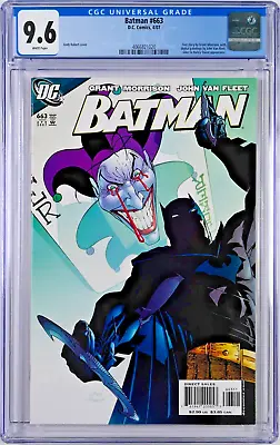 Buy Batman #663 CGC 9.6 (Apr 2007, DC) Grant Morrison Story, Joker & Harley Quinn • 37.95£