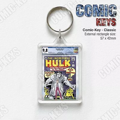 Buy Incredible Hulk #1 (Marvel 1962) Classic Size CGC  Graded  Inspired Keyring • 7.95£