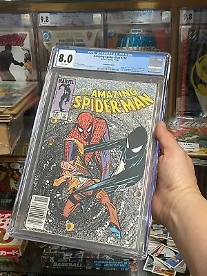 Buy Amazing Spider Man #258 (CGC 8.0 - MARVEL 1984) (ITEM VIDEO!) Symbiote Costume • 60.19£
