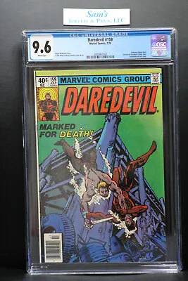 Buy Daredevil #159 CGC 9.6 White Page (1979) Newstand Edition=Frank Miller=Bullseye= • 147.91£