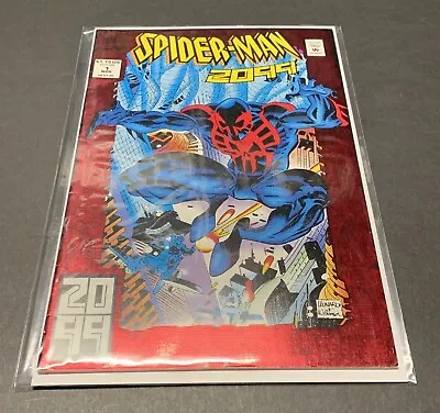 Buy Spider-Man 2099 Issue #1 FOIL COVER First Appearance Very Good Condition! • 8£