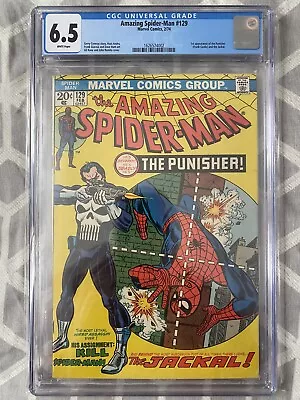 Buy Amazing Spider-man 129 6.5 WP CGC 1st Appearance Punisher Jackal 1974 • 1,100£