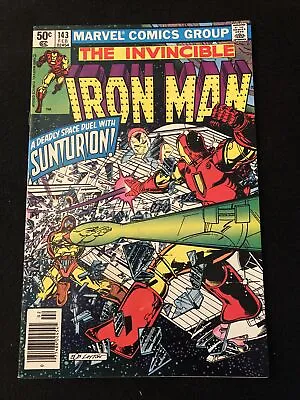 Buy Iron Man 143 5.0 5.5 Marvel Newsstand 1980 Sunturion Gh • 3.95£