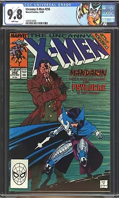 Buy Uncanny X-men #256 CGC 9.8 NM/MT WP Jim Lee Art! Custom Wolverine Label 1989 • 118.36£