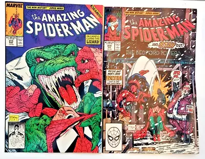 Buy Amazing Spider-Man #313 #314 Todd Mcfarlane  1989. • 15£