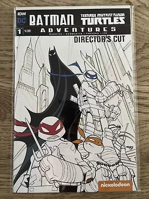 Buy DC IDW Comics Batman Teenage Mutant Ninja Turtles Adventures #1 Directors Cut • 12.99£