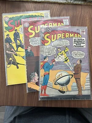 Buy Rare 5 Superman Bundle! #157,172,173,176,177 DC Comics 1962-63, Key Silver Age • 158.07£
