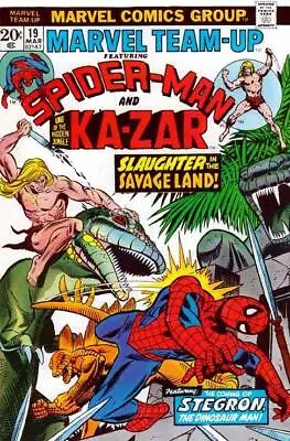 Buy Marvel Team-Up (1972) #  19 (2.0-GD) Ka-Zar, Value Stamp Cut Out 1974 • 4.50£