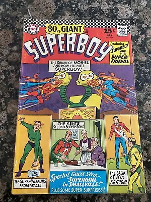 Buy Superboy #129 (DC, 1966) Key Origin Of Mon-El VG/FN • 19.79£