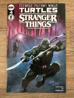 Buy Teenage Mutant Ninja Turtles Stranger Things #4 - Albuquerque 1:100 Variant -New • 59.97£