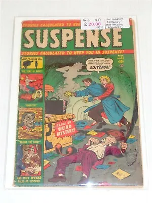 Buy Suspense #11 Vg- (3.5) November 1951 Marvel Atlas Comics ** • 49.99£
