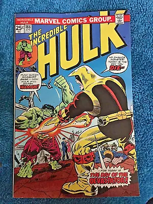 Buy Free P & P; Incredible Hulk #186, April 1975;   Day Of The Devastator!  • 14.99£
