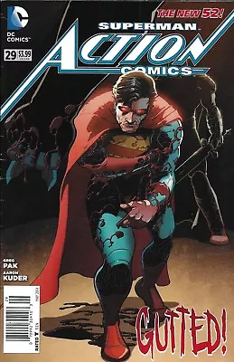 Buy Superman Action Comics 29 Cover A First Print 2014 Greg Pak Aaron Kuder DC • 10.63£