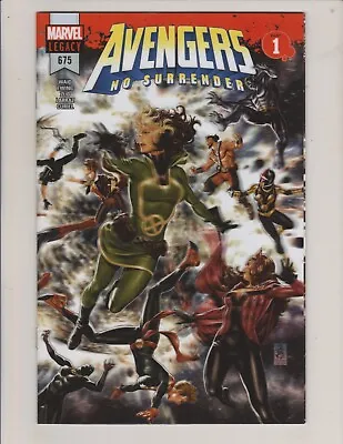 Buy Avengers #675 Marvel 2018 3-d Lenticular Mark Brooks Variant No Surrender Part 1 • 9.59£