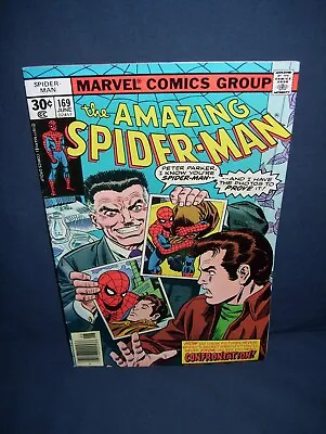 Buy Amazing Spider-Man #169 Marvel Comics 1977 With Bag And Board • 11.91£