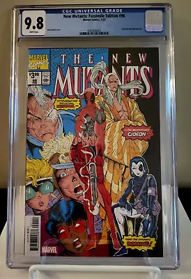 Buy New Mutants: Facsimile Edition #98 CGC 9.8 Reprints 1st Appearance Of Deadpool • 47.43£