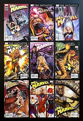 Buy MS. MARVEL Lot #11 15 16 17 18 19 20 22 23 Nice Set Greg Horn Covers Marvel 2006 • 21.44£