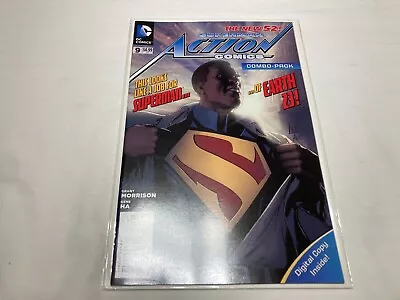 Buy Action Comics 9 NM 9.4 Variant Combo Pack 1st Appearance Of Calvin Ellis New 52 • 67.92£