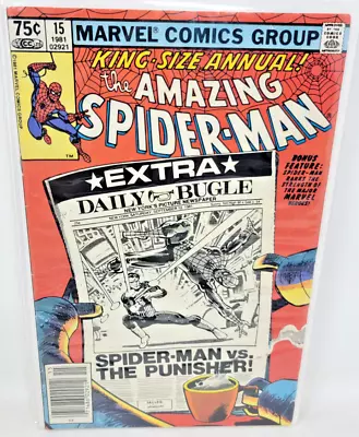 Buy Amazing Spider-man Annual #15 Frank Miller Cover Art *1981* Newsstand 6.0 • 15.80£