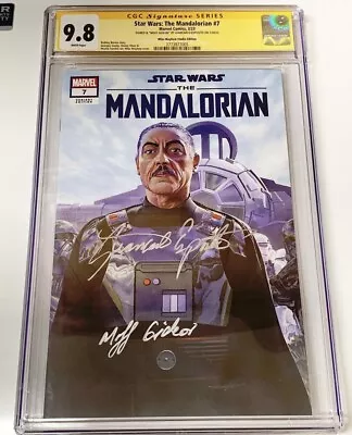 Buy Star Wars The Mandalorian 7 CGC 9.8 Mayhew Signed Giancarlo Esposito Moff Gideon • 415.58£