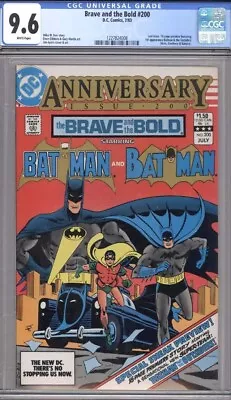 Buy Brave And The Bold #200 Cgc 9.6 (1983) 1st Appearance Of Katana & The Outsiders • 55.24£