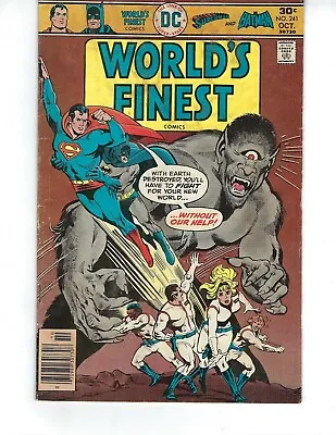 Buy World's Finest #241 - Make Way For A Better World Starring Superman And Batman! • 6.31£
