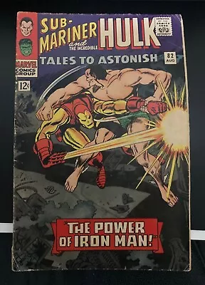 Buy TALES TO ASTONISH 2-Issue Lot! 1966! Sub-Mariner! Gene Colan! Marvel Silver Age! • 21.58£