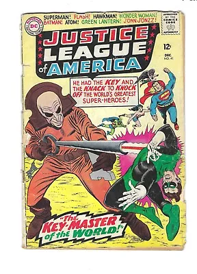 Buy Justice League Of America #41 DC 1965 1st Appearance And Origin Of The Key! • 11.82£