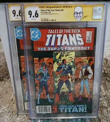 Buy Tales Of The Teen Titans 44 CGC 9.6 WP ~ Signed Marv Wolfman ~ NEWSSTAND EDITION • 438.15£
