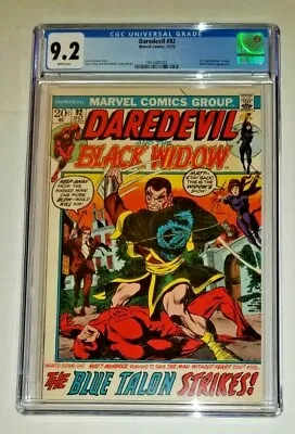 Buy Daredevil #92 - CGC 9.2 White Pages (Marvel Comics, 1972) 1st W/ Black Widow • 79.94£