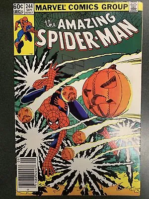 Buy Amazing Spider-Man #244 (Marvel, 1983) 3rd Hobgoblin John Romita Jr VF • 24.99£