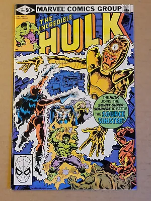 Buy INCREDIBLE HULK #259 (Marvel:1981) DIRECT Darkstar/Vanguard Origin VF+ (8.5) • 4.72£