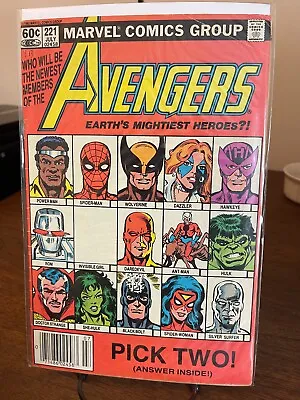 Buy The Avengers #221 - Newsstand - Marvel 1982 • 4.74£
