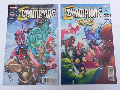 Buy Marvel Comics - Champions #20 & #21 (2018) • 8.99£