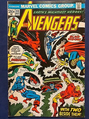 Buy AVENGERS #111 Black Widow Joins Team! 1973 Marvel Comics • 12.01£