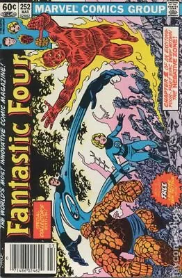 Buy Fantastic Four #252B W/o Tattooz VG 4.0 1983 Stock Image Low Grade • 3£