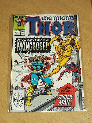 Buy Thor The Mighty #391 Vol 1 Marvel Spiderman 1st Mongoose May 1988 • 19.99£