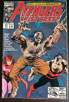 Buy Avengers West Coast #87  MARVEL Comics 1992 • 2.40£