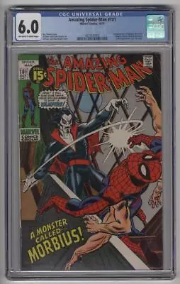 Buy Amazing Spider-Man #101 CGC 6.0 OW/W Pgs 1st Appearance Morbius • 304.10£