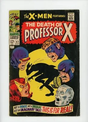 Buy UNCANNY X-MEN #42 | Marvel | March 1968 | Vol 1 | Death Of Professor X • 118.27£
