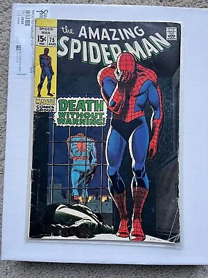 Buy The Amazing Spider-Man #75 Marvel Comics 1969) Death Of Silvermane, Romita Cover • 31.58£