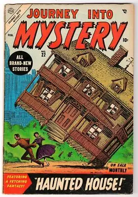 Buy MARVEL Comics  4.5 VG+ Journey Into Mystery  #22 1955 Golden HAUNTED HOUSE • 189.99£