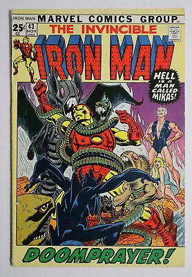 Buy 1971 Marvel Invincible Iron Man 43: 1st Guardsman, Reprints Tales To Astonish 52 • 27.40£