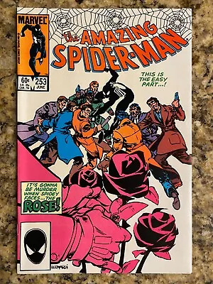 Buy Amazing Spider-man #253 Nm- 9.2 / 1st Appearance The Rose / Marvel Comic • 15.76£