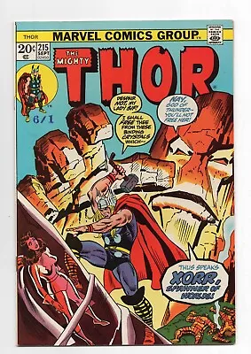 Buy Marvel Comics  The Mighty Thor  215  1973 • 19£