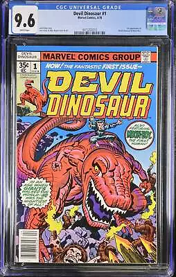 Buy Devil Dinosaur #1 - Marvel 1978 - CGC 9.6 - First Appearance Devil Dinosaur & Mo • 108.71£